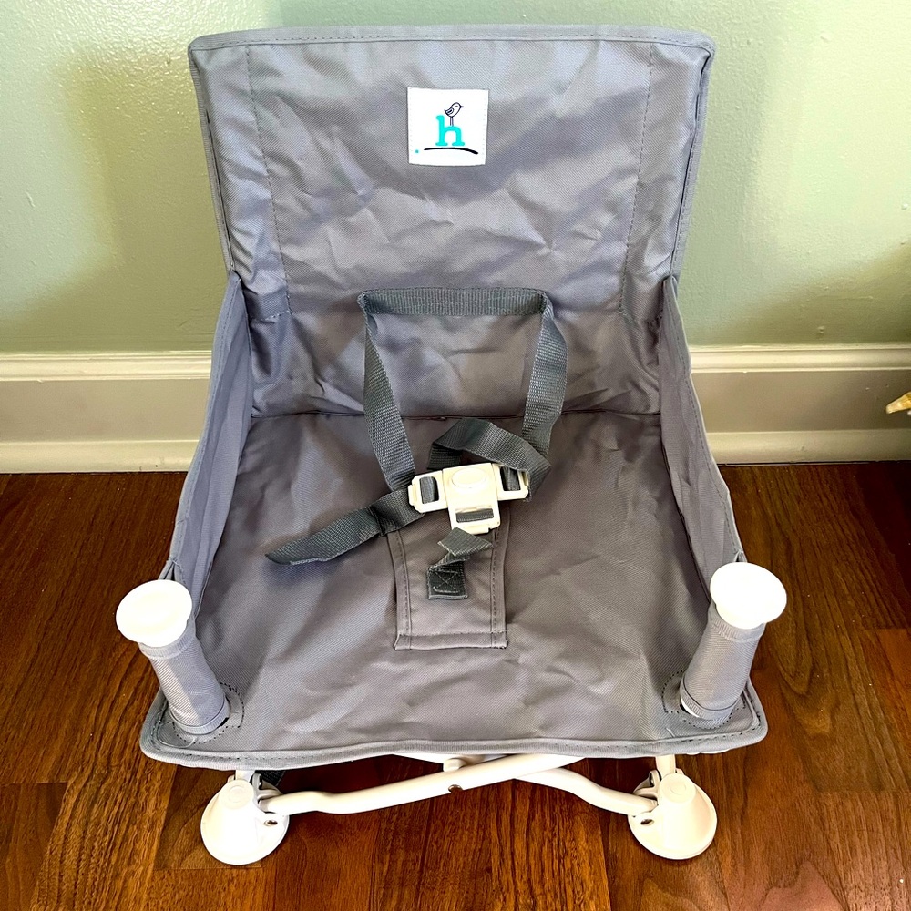 Hiccapop portable highchair.